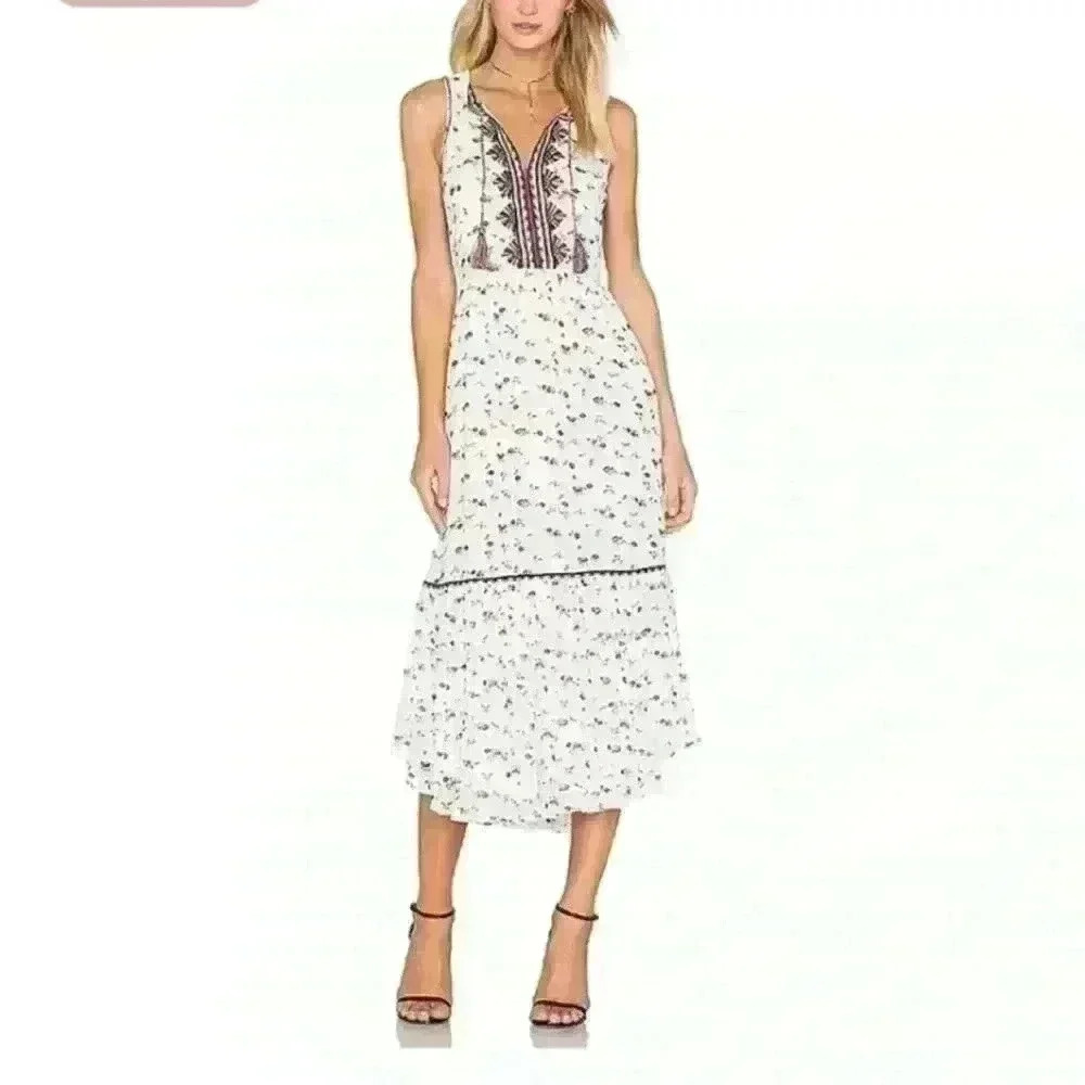 EUC Ulla Johnson Leena Silk Dress Sz 2